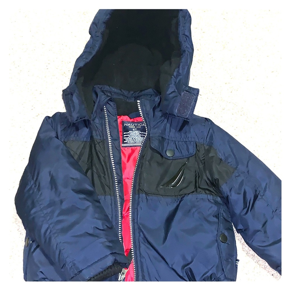 Navy Blue Nautica Coat, size 2t